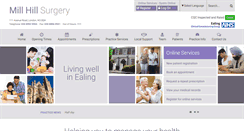 Desktop Screenshot of millhillsurgery.co.uk